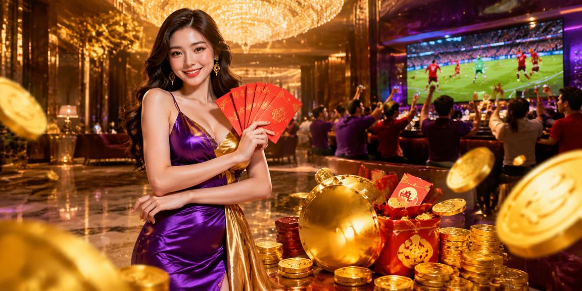 Phần quà lì xì năm mới tại một sòng bài trực tuyến